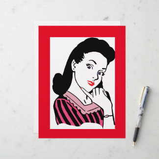 Koptekst van Letter Papier voor Vrouwelijk Beladen Briefhoofd