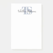 Koptekst voor Initiaal Handtekening Retro Post-it® Notes (Voorkant)