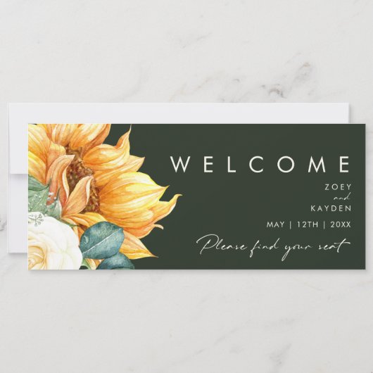 Koptekst zonnebloempitten voor groene zonnebloempi (Achterkant)