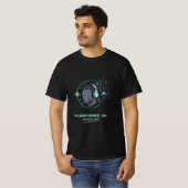 Koptelefoon Op, Wereld Uit Gaming T-shirt (Voorkant volledig)
