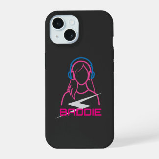 Koptelefoon voor Baddie Lifestyle DJ iPhone 15 Case