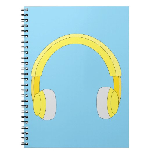 Koptelefoons Notitieboek (Voorkant)