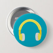 Koptelefoons Ronde Button 7,6 Cm (Voorkant /achterkant)
