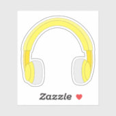 Koptelefoons Sticker (Vel)