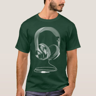Koptelefoons voor Dj-muziekjongen T-shirt