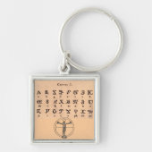Koptisch alfabet sleutelhanger (Voorkant)