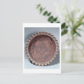 Koptisch bekertje, schilderd terracotta met zwemba briefkaart (Staand voorkant)