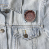 Koptisch bekertje, schilderd terracotta met zwemba vierkante button 5,1 cm (In situ)