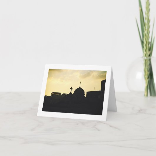 Koptisch Kaïro Feestdagen Kaart (Voorkant)