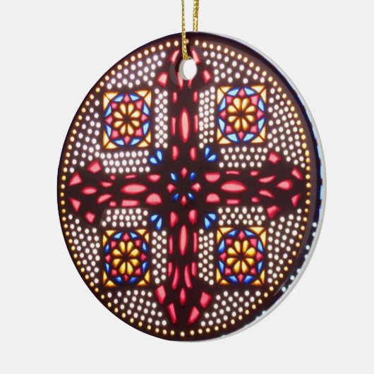 KOPTISCH KROSS KERAMISCH ORNAMENT (Links)