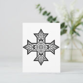 Koptisch Kruis Briefkaart (Staand voorkant)