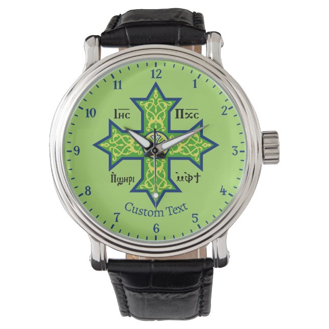 Koptisch Kruis Horloge (Voorkant)