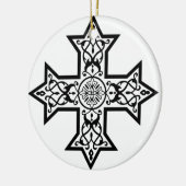 Koptisch Kruis Keramisch Ornament (Links)