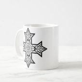 Koptisch Kruis Koffiemok (Voorkant links)