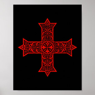 Koptisch Kruis Koptisch-Orthodoxe Kerk Oosterse Ch Poster