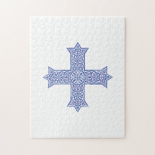 Koptisch kruis legpuzzel (Verticaal)