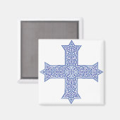 Koptisch kruis magneet (Voorkant / Achterkant)