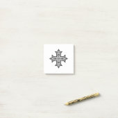 Koptisch kruis post-it® notes (Op bureau)