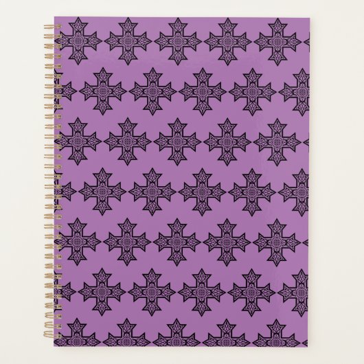 Koptisch Kruis Premium Kunstwerk Planner (Voorkant)