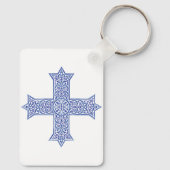 Koptisch kruis sleutelhanger (Achterkant)