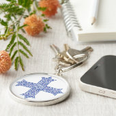 Koptisch kruis sleutelhanger (Zijkant)