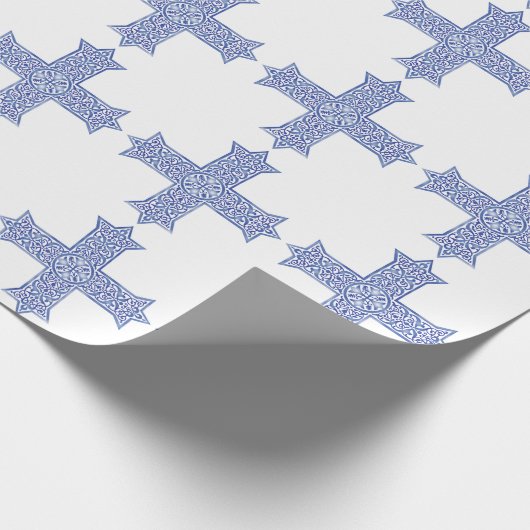 Koptisch kruisje cadeaupapier (Hoek)
