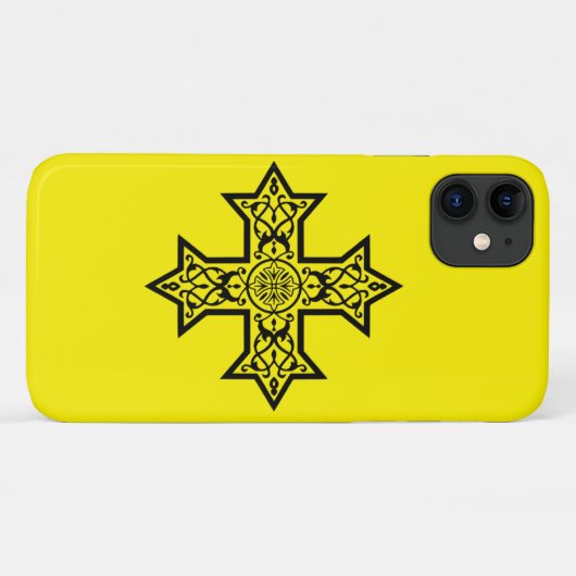 Koptisch kruisje Case-Mate iPhone case (Achterkant (horizontaal))