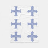 Koptisch kruisje fleece deken (Voorkant)