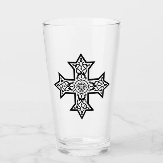 Koptisch kruisje glas (Voorkant)