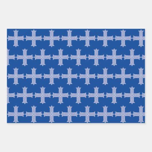 Koptisch kruisje inpakpapier vel (Voorkant)