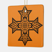 Koptisch kruisje keramisch ornament (Links)