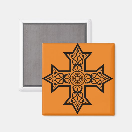 Koptisch kruisje magneet (Voorkant / Achterkant)