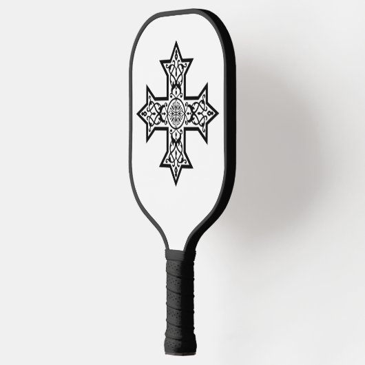 Koptisch kruisje pickleball paddle (Links)