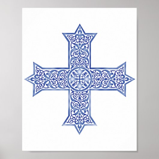 Koptisch kruisje poster (Voorkant)
