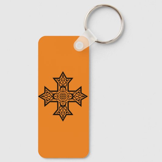 Koptisch kruisje sleutelhanger (Achterkant)