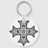 Koptisch kruisje sleutelhanger (Achterkant)