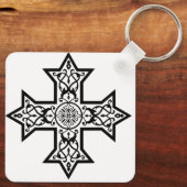 Koptisch kruisje sleutelhanger (Achterkant)