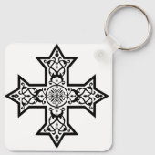Koptisch kruisje sleutelhanger (Achterkant)