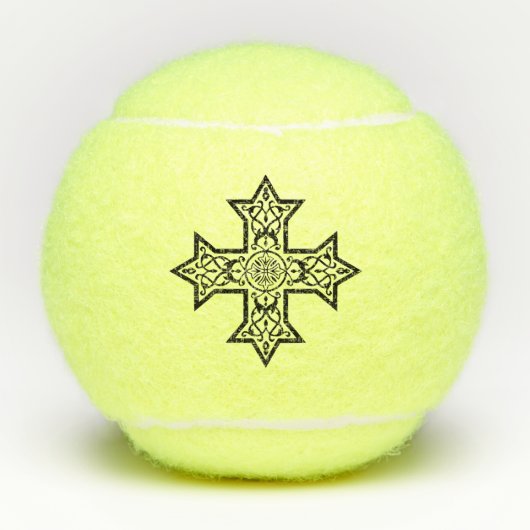 Koptisch kruisje tennisballen (Voorkant)