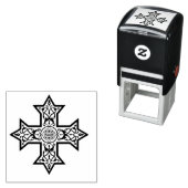 Koptisch kruisje  zelfinktende stempel (In situ)
