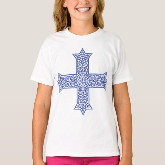 Koptisch kruissymbool van het Egyptische christend T-shirt (Voorkant)