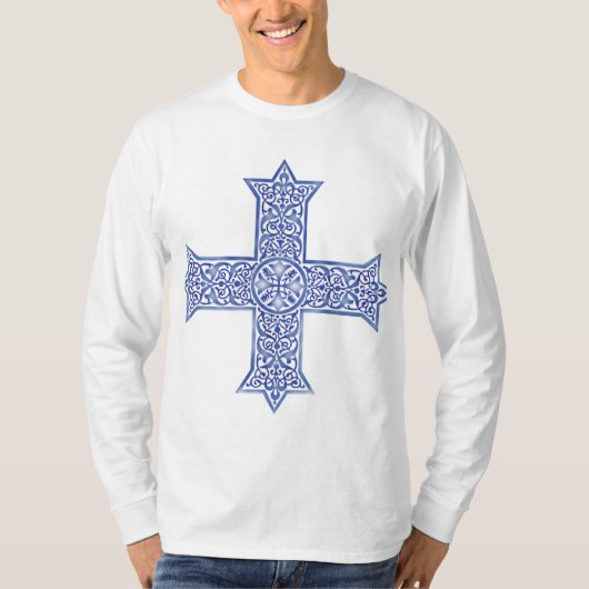 Koptisch kruissymbool van het Egyptische christend T-shirt (Voorkant)