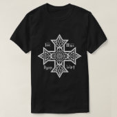 Koptisch orthodoxe kruis met Jezus Christus de zoo T-shirt (Design voorkant)