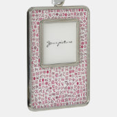 Koptisch Verzilverd Omlijst Ornament (Rechts)