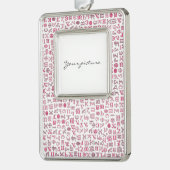 Koptisch Verzilverd Omlijst Ornament (Links)