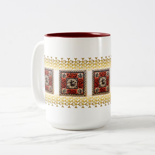 Koptische Tegel Mok (Voorkant links)