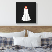 Kopu Lighthouse Canvas Afdruk (Insitu (Slaapkamer))