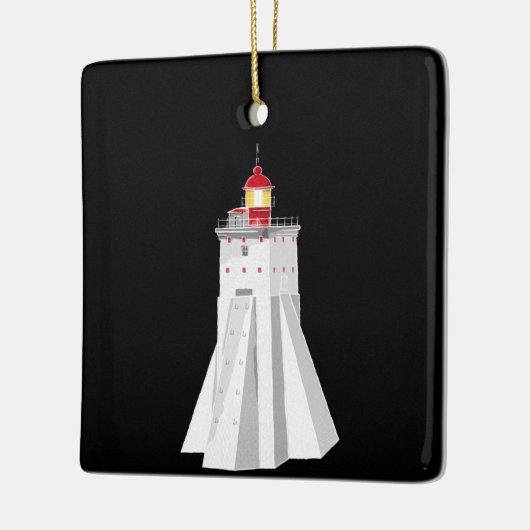Kopu Lighthouse Keramisch Ornament (Links)