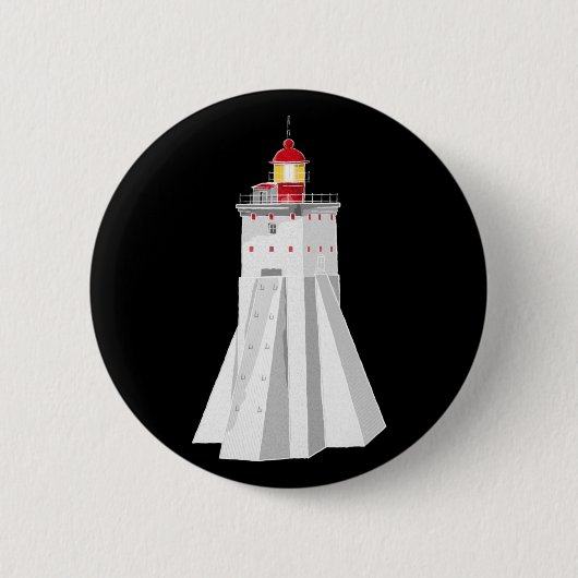 Kopu Lighthouse Ronde Button 5,7 Cm (Voorkant)