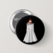 Kopu Lighthouse Ronde Button 5,7 Cm (Voorkant /achterkant)